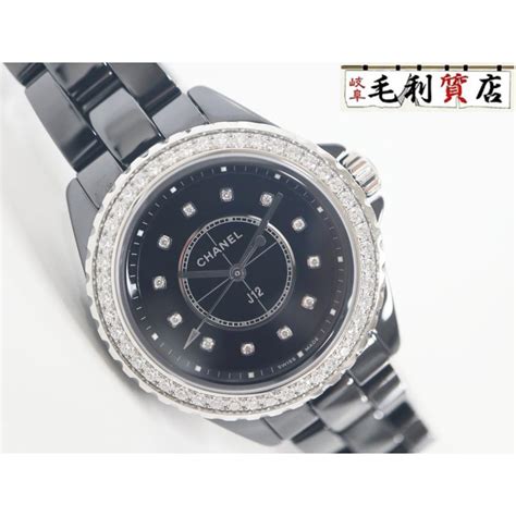 chanel j12 33mm ブラックセラミック 12pダイヤ 買取